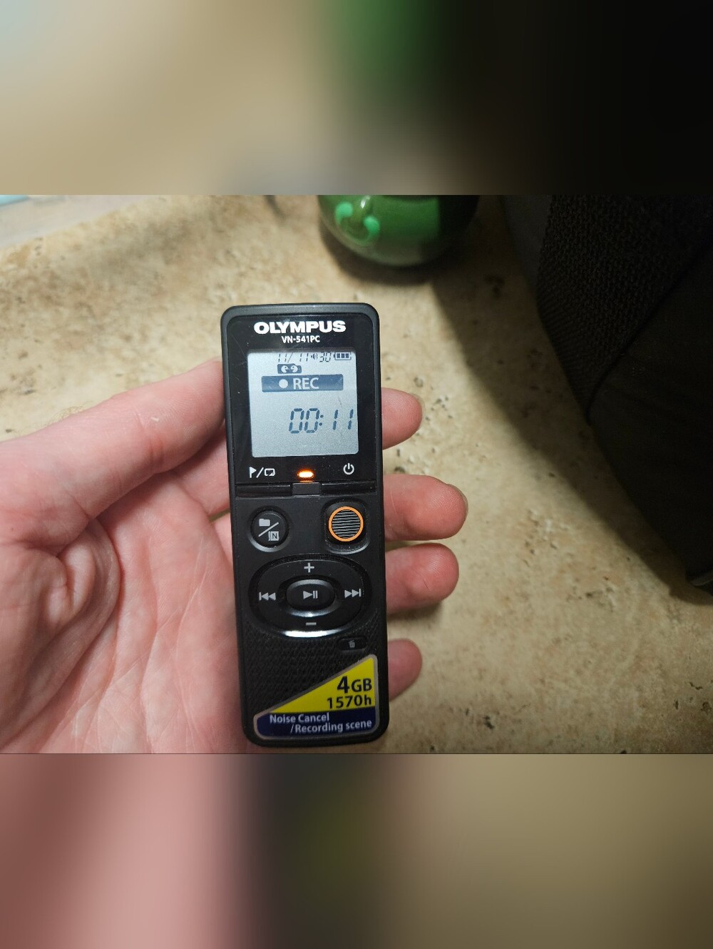 Olympus VN-541PC 4GB Digital Handheld Mini Voice Recorder Dictation Mach Used.
